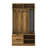 Hall Tree with 6 Hooks,Coat Hanger, Entryway Bench, Storage Bench,for Entrance, Hallwa,brown-2104875523