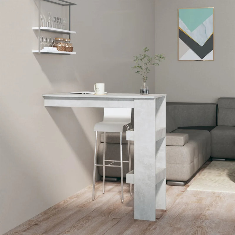 Jahmair Dining Table, Concrete Grey