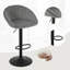Swivel Upholstered Adjustable Height Counter Stool with Metal Frame-1004857119