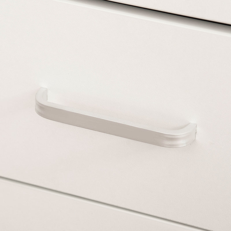 Fernandeo Metal Base Computer Desk, White