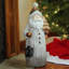 Figurine de Noël 23,75 "en forme de lanterne blanche et bronze