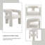 Ensemble de 2 chaises d'appoint Loma Boucle