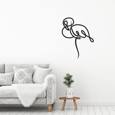 Décoration murale enflammée