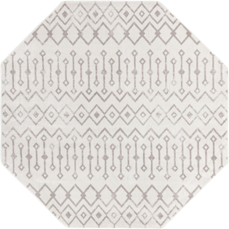Moroccan Indoor Rug, Octagon 7'