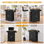 Solid Wood Top Kitchen Cart-1108409179