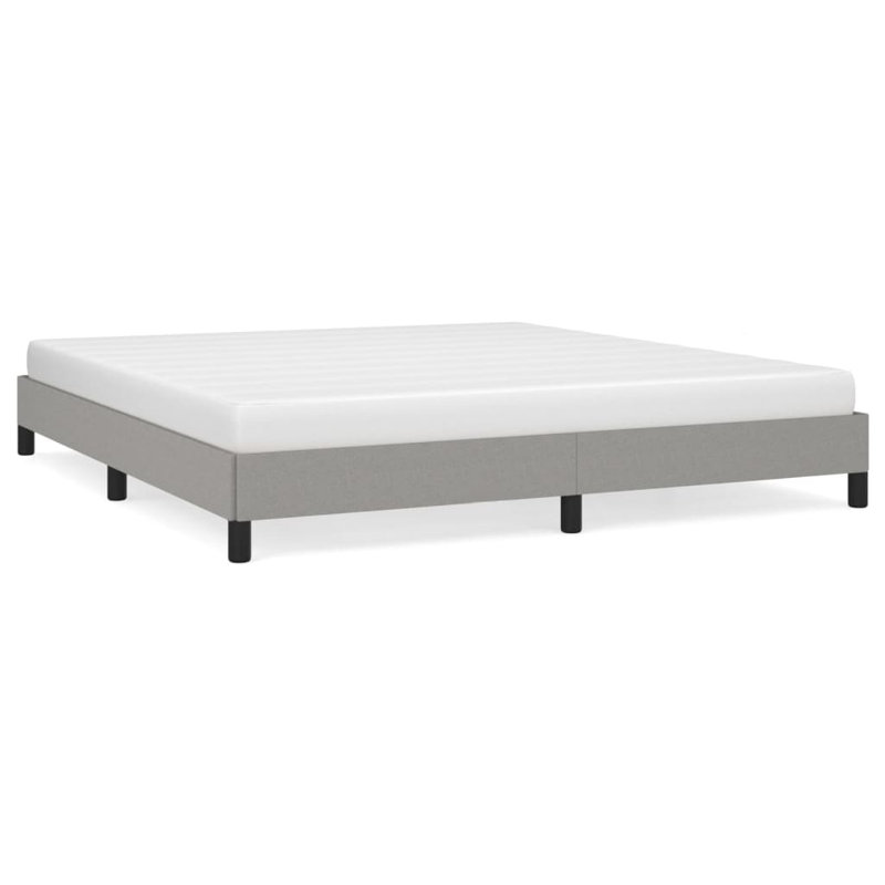 Koleigh Bed, Light Grey/Black, Super King (6')