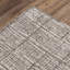 Tapis géométrique en laine touffeté à la main brun Kadejha-1283629708