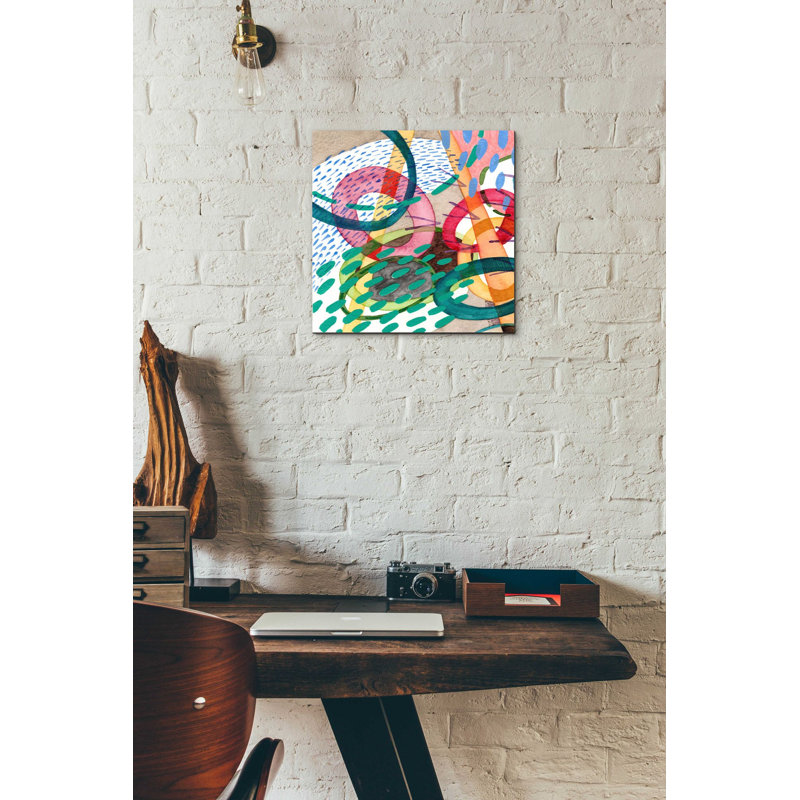 «Stratosphere I» par Nikki Galapon, art mural en verre acrylique, H 12 po x l 12 po x P 0,13 po
