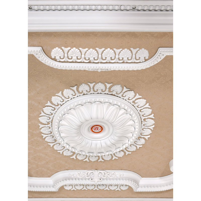 Blanco Rectangular Chandelier Ceiling Medallion, 70" H x 47" W x 3" D