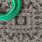 Truman Bohemian Medallion Textured Weave Black/Gray Indoor/Outdoor Rug-1132152075