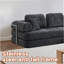 Boneless 104" Boneless Sofa,Sectional Compressed Couch With Chaise, Deep Seat Modular Sectional Sofa Chenille Memory Foam Sofa Boneless Couches For Living Room Bedroom, No Assembly Required-869142012