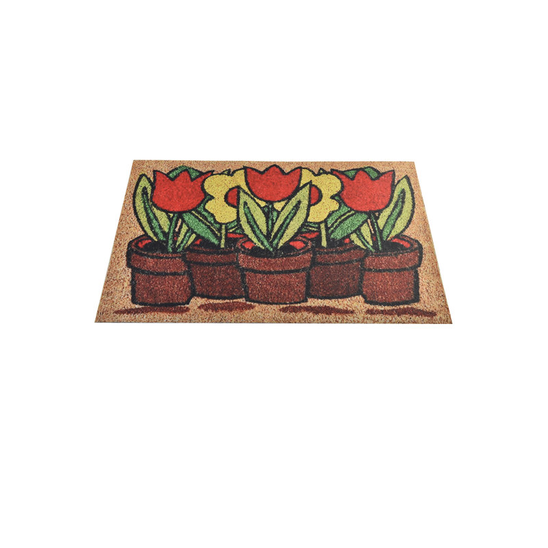 Durable PVC Doormat, Non-Slip Underside, 15.7 x 23.6 inches | 100% PVC Material, Machine Washable at 86°F | Perfect for Indoor & Outdoor Use, Easy to Clean, Stylish & Functional Welcome Mat