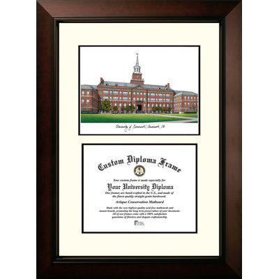 Cadre photo en forme de diplôme en héritage de l’université cincinnati NCAA