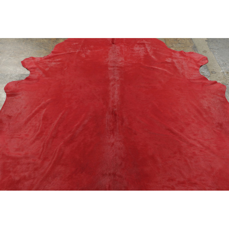 Modern Area Rug, Red, Novelty 7'1" x 8'2"