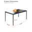 Rectangular 6 - Person Standing Height Table