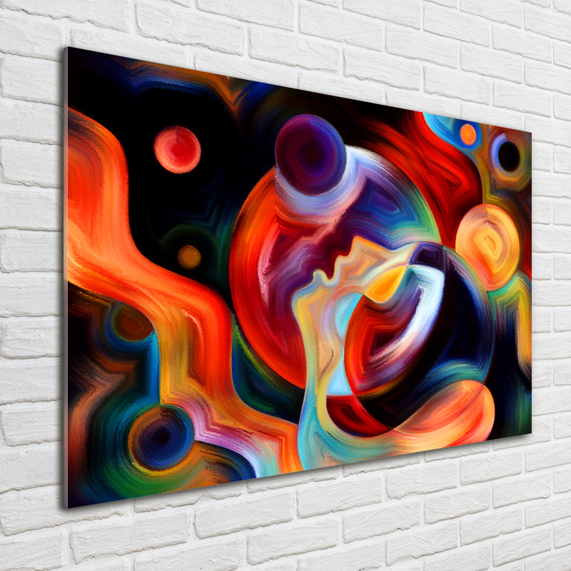 Abstraction - No Frame Print on Glass