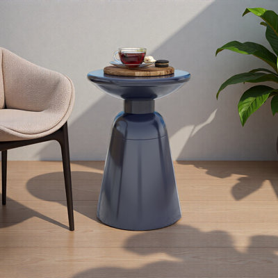 Outdoor Metal End Table -Large