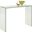 Brendon 110cm Glass Top Console Table
