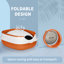 Plastic Litter Box Enclosure with Scoop-99261232