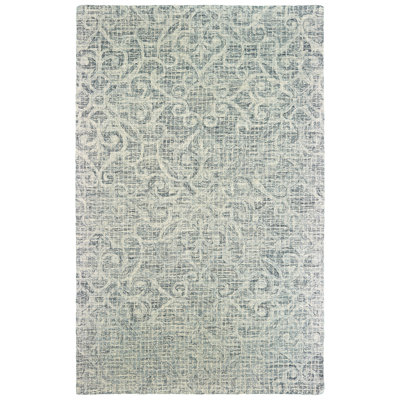 Miah Performance Wool Floral Indoor Rug