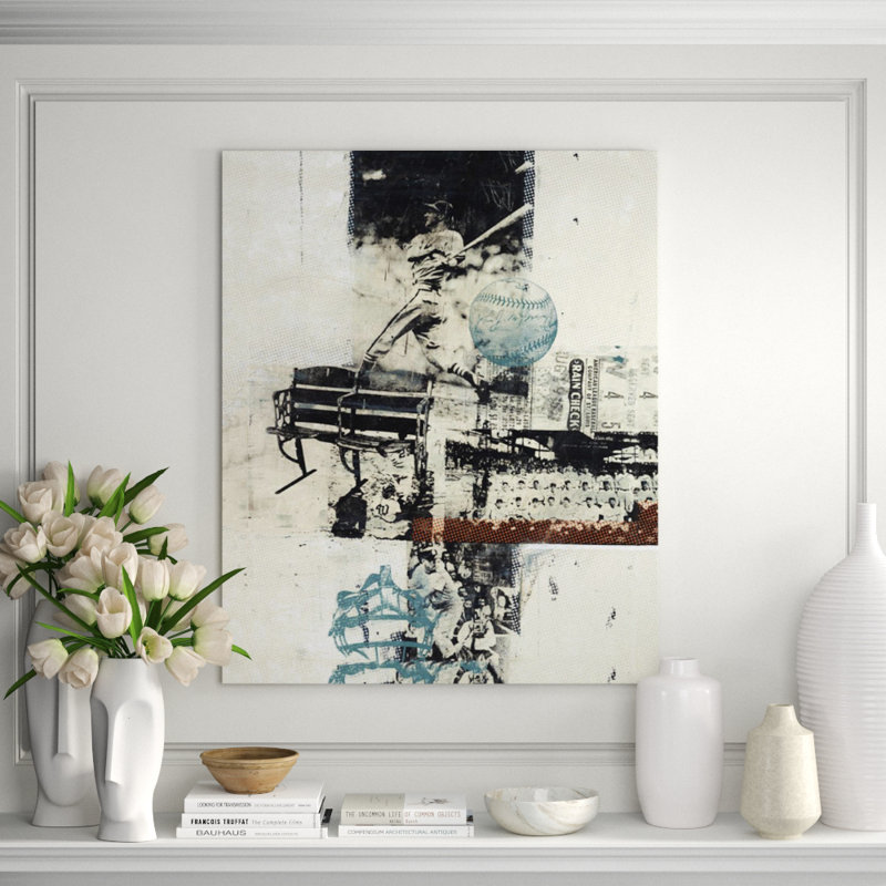 Stadium A Print, Glass Coat, 44" H x 36" W x 1.5" D