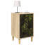  Bedside Cabinet Sonoma Oak Engineered Wood Nightstand Bedroom Furniture
