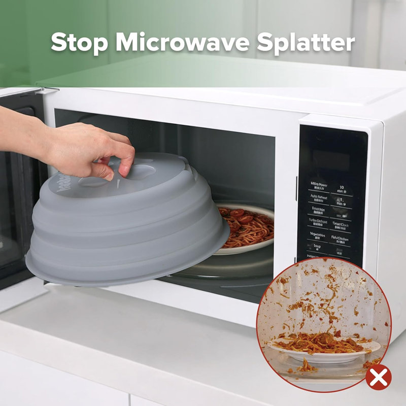 Housse pliable en silicone pour les micro-ondes pour les aliments