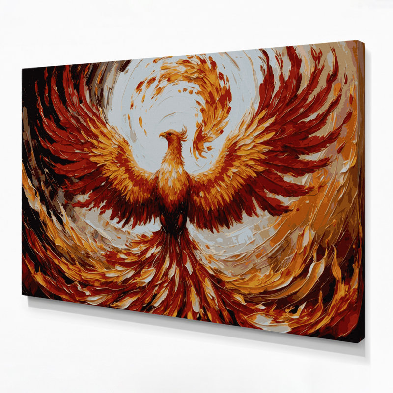 Art mural sur toile Sci Fi Phoenix, 16" H x 20" W