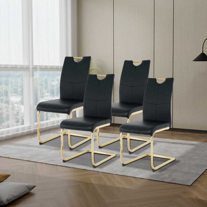 Chaise d'appoint Kish, Noir