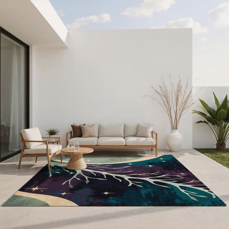 Tapis intérieur et extérieur Emerald, Rectangle 5 pi x 7 pi