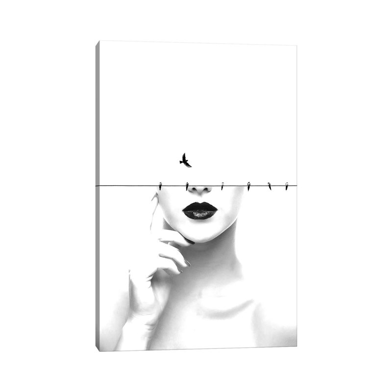 Mindless by Kiki C Landon - Print on Canvas, Wrapped Canvas, 101.6cm H x 66.04cm W x 3.81cm D