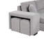 Canapé modulaire rembourré 4 pièces Brihany-111415072-74647179