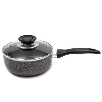 Casserole en aluminium antiadhésif avec couvercle Brentwood