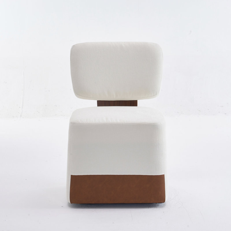 Chaise parsons ivoire