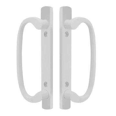 8.5" Legacy Sliding Patio Glass Door Dummy Handle Set – Sash Controls 2265 Handle Replacement – Fits 3-15/16" Screw Holes, 1-1/4" To 2-1/4" Thick Doors – No Latch, No Mortise Lock