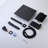 Modern Matte Black Celling Mount Shower System with High Pressure Shower Head, Handheld, Rough-in Valve Body & Trim Included