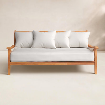 Brunswick 79" Teak Patio Daybed