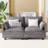 Bangura 74.27'' Comfy Loveseat-1819632021