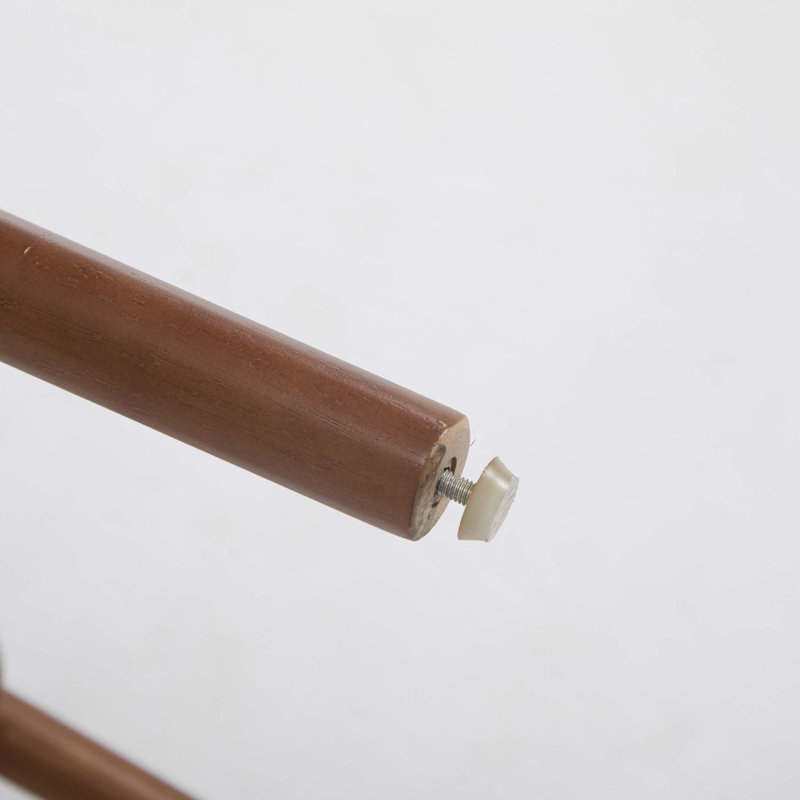 Tabourets de bar modernes en bois avec dossier ergonomique revêtu de vinyle pour la cuisine