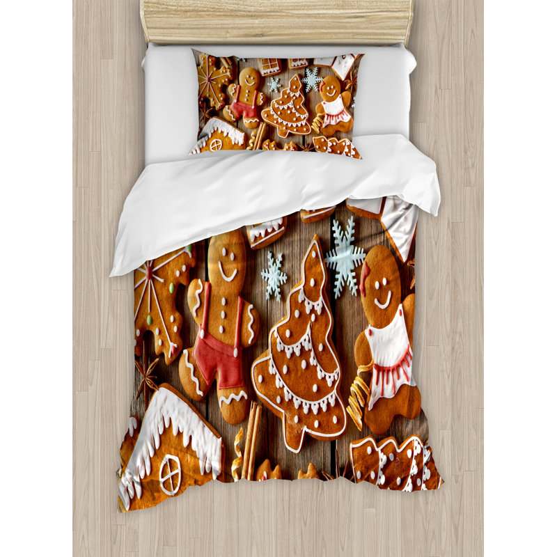 Gingerbread Man Bedding, Twin
