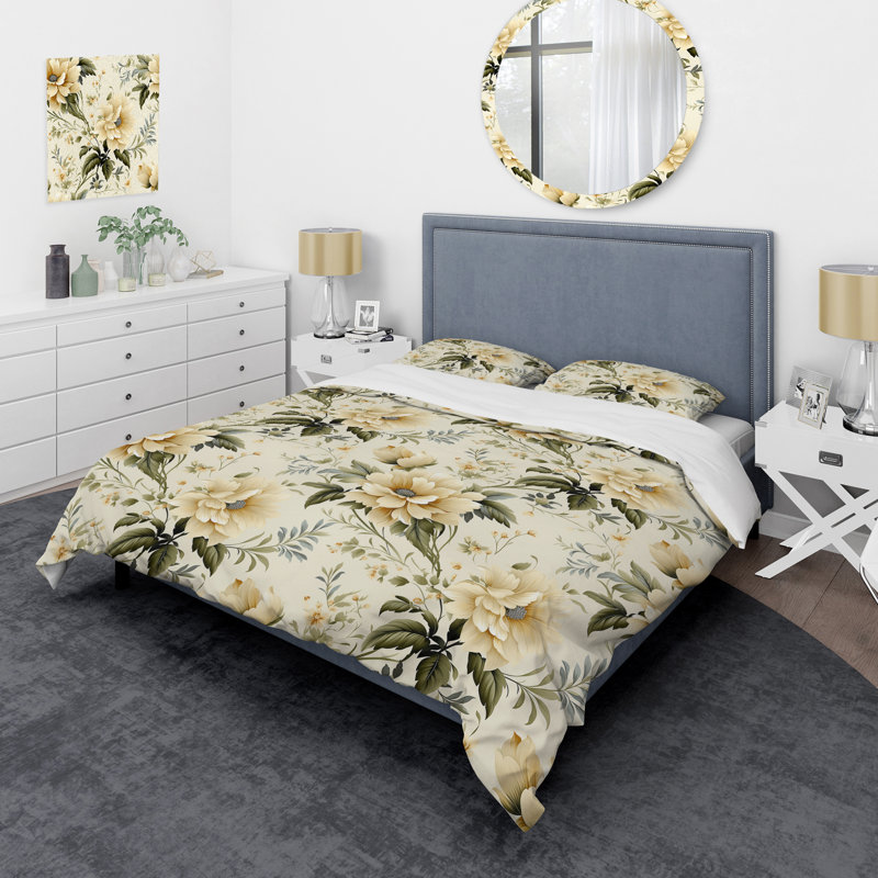 Ensemble de housse de couette Minimalist Simplicity Victorian, Housse de couette pour très grand lit et 2 très