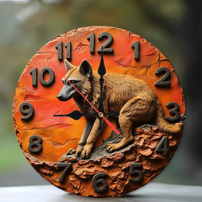 Horloge murale en résine