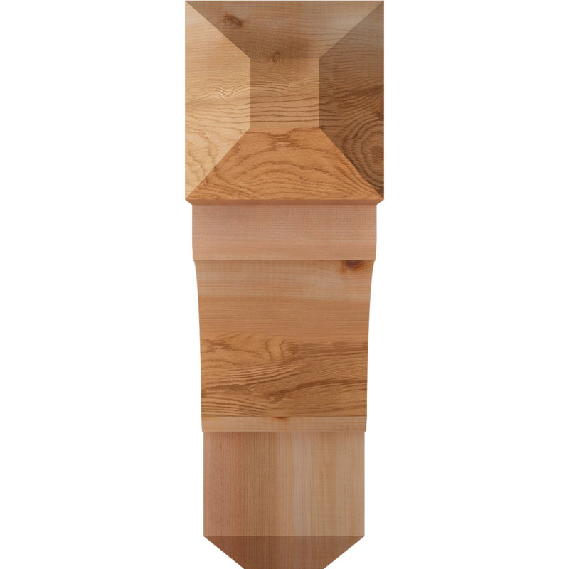 Support l 5 1/2 po x P 20 po x H 20 po Legacy Craftsman, cèdre rouge de l'Ouest, Western Red Cedar (Smooth)