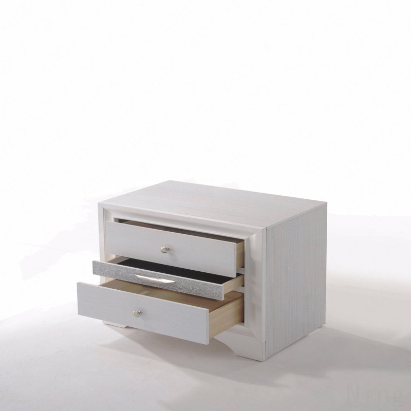 Table de chevet blanche, Blanc