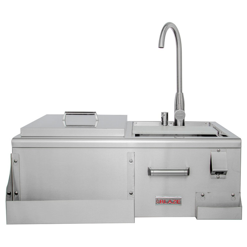 Blaze 30-Inch Beverage Center w/ Sink & Ice Bin Cooler