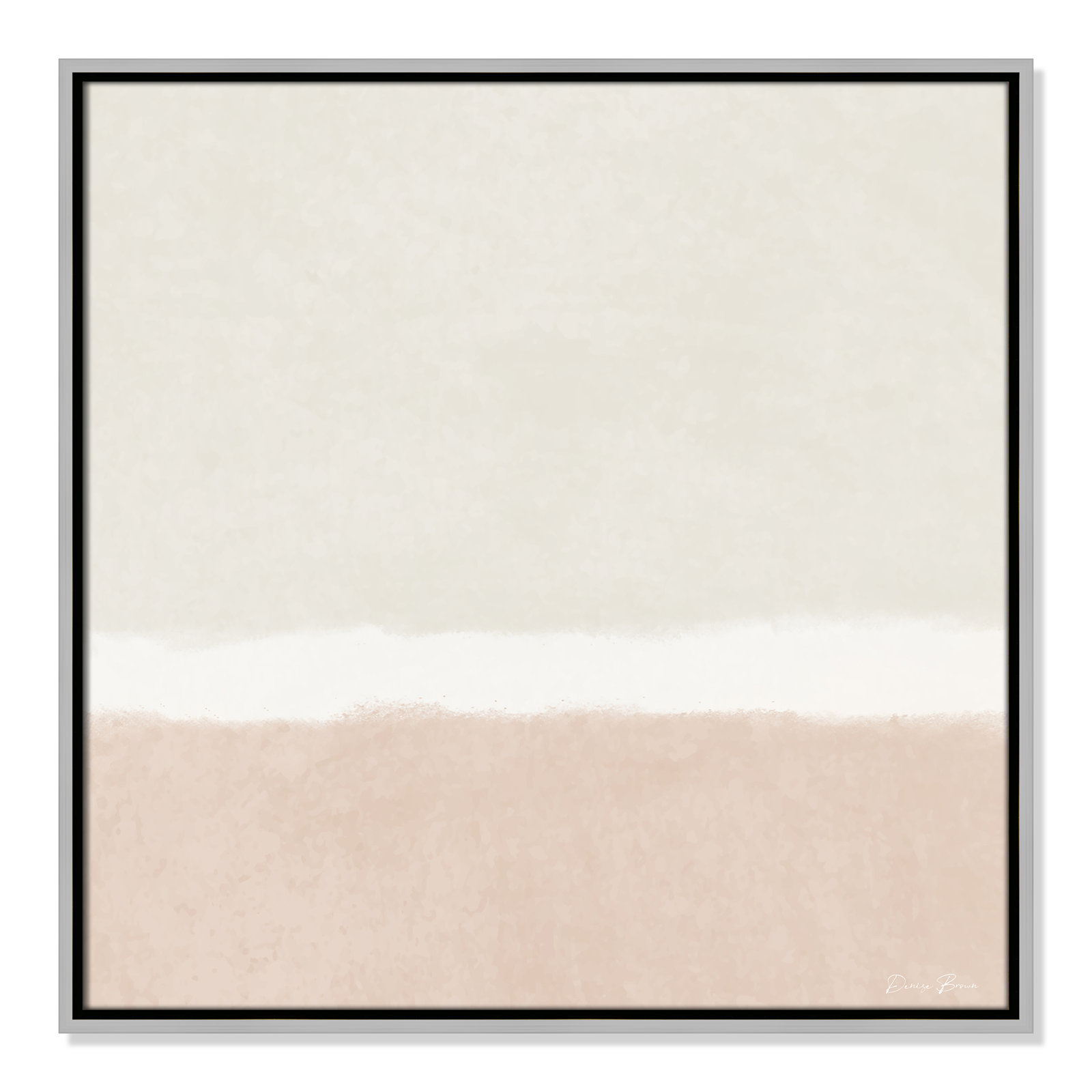 Willadeene "Slate I" Print, 25.5" H x 25.5" W, Silver Framed