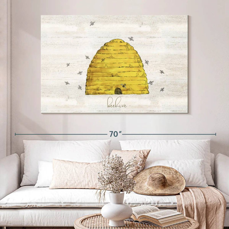 Brampt Bee's Life I - Beehive, 34" H x 51" W