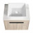Modern Design Float Bathroom Vanity With Ceramic Basin