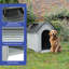 Niche pour chien d'extérieur avec lanterneau et ventilation - différentes tailles de chien-748580705