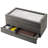 8 Slot Wood Tea Box w/ Drawer